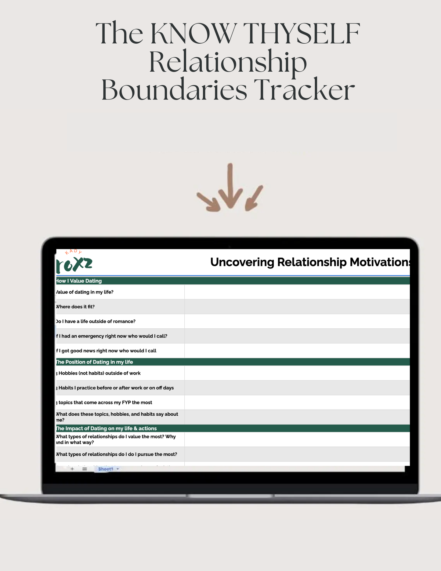 The "Know Thyself" Digital Boundaries Tracker