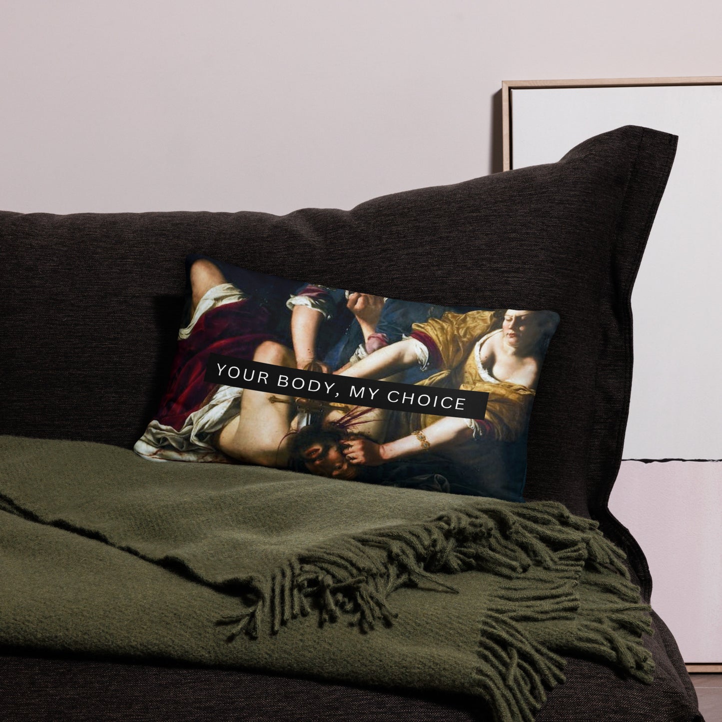 Judith x Holofernes Protest Pillow