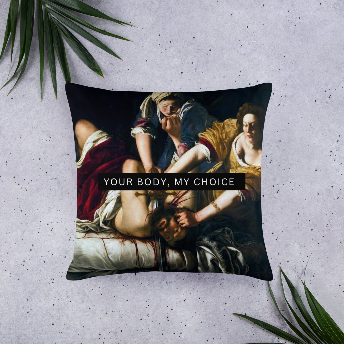 Judith x Holofernes Protest Pillow