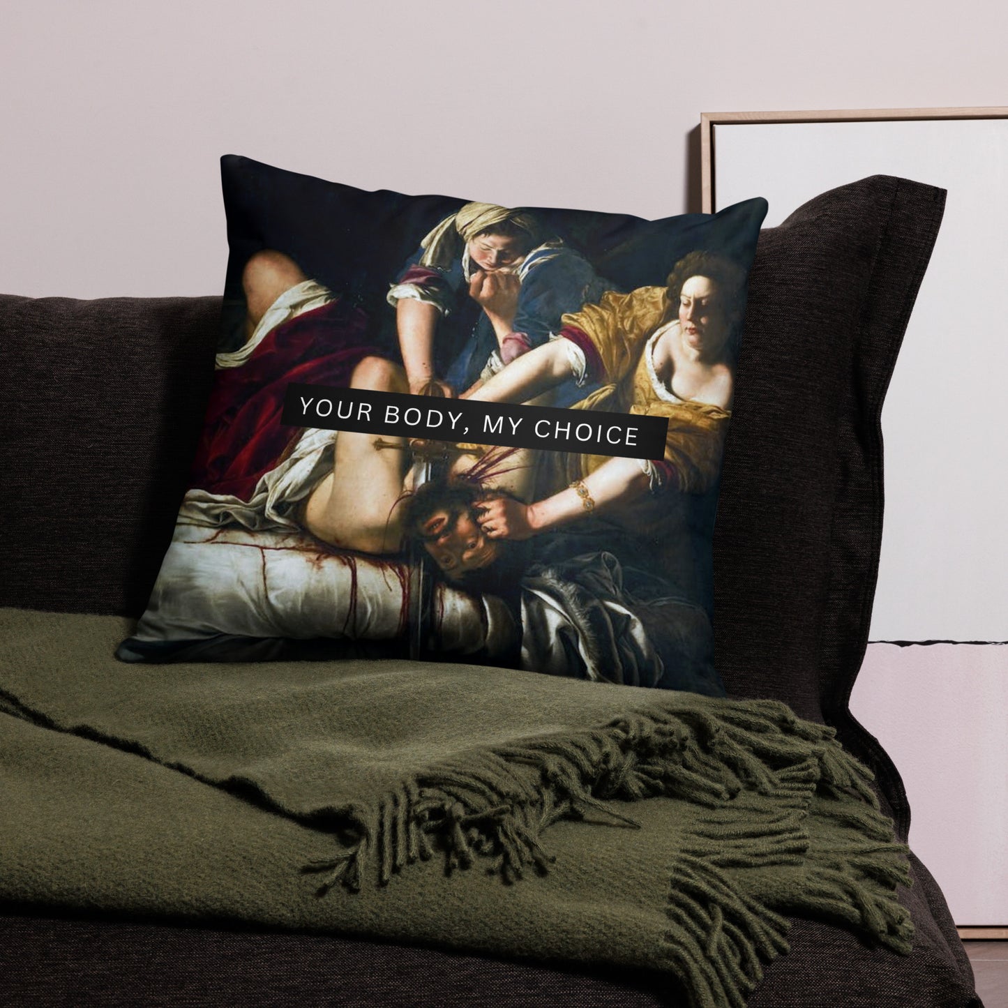 Judith x Holofernes Protest Pillow