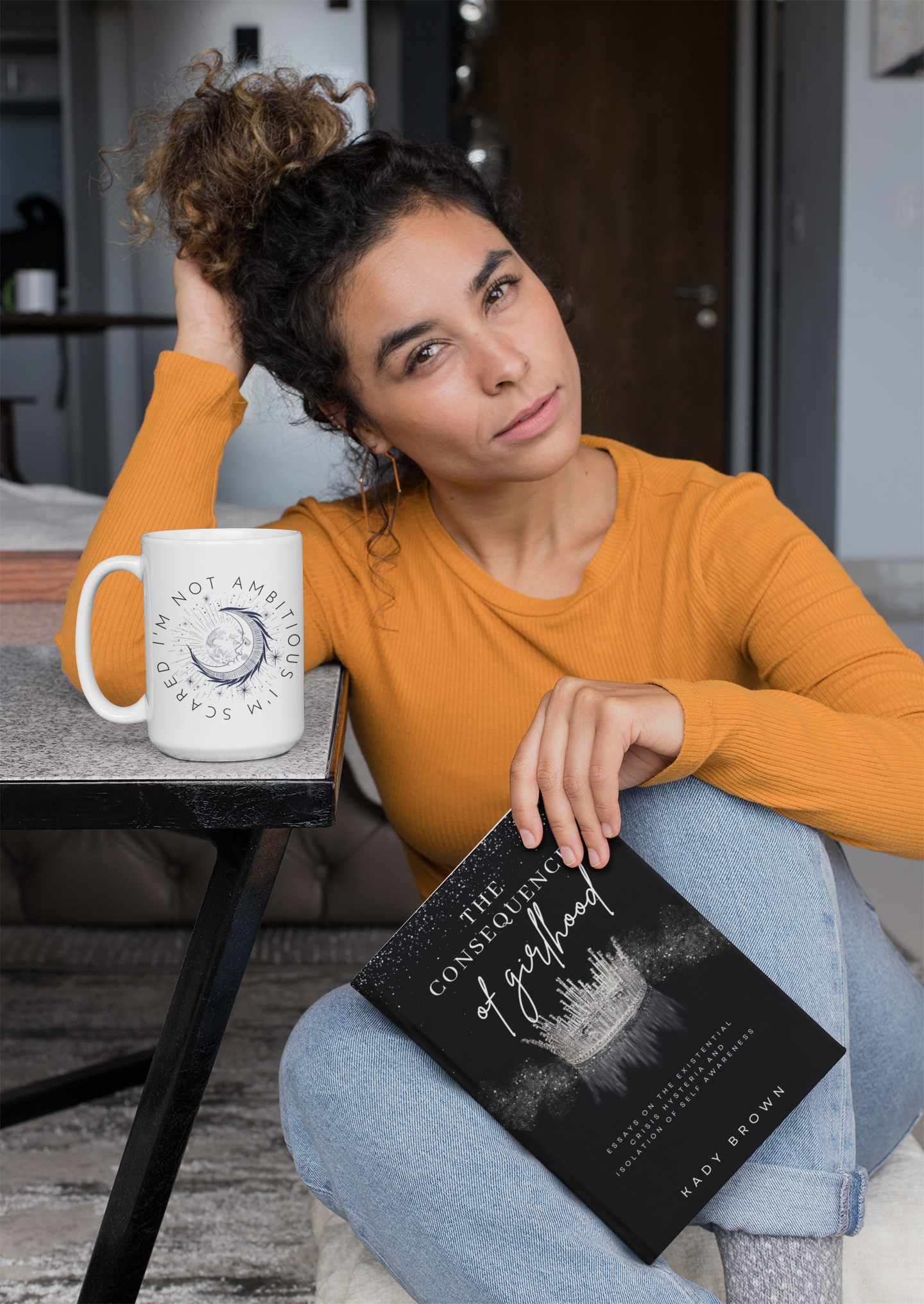 The Consequence of Girlhood Book E-Book & Mug Bundle (Moon Quote)