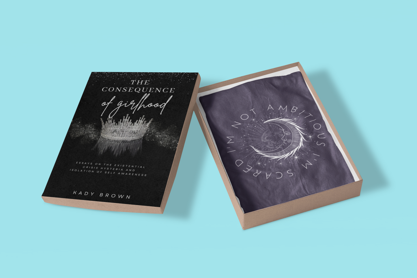 The Consequence of Girlhood Book E-Book & Shirt Bundle (Moon or Heart Quote)