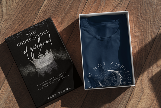 The Consequence of Girlhood Book E-Book & Shirt Bundle (Moon or Heart Quote)